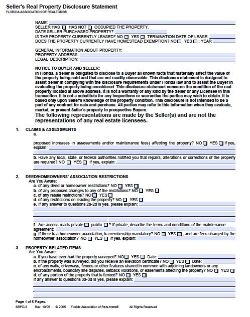 221 disclosure form pdf