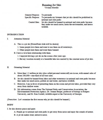 apa format for research study