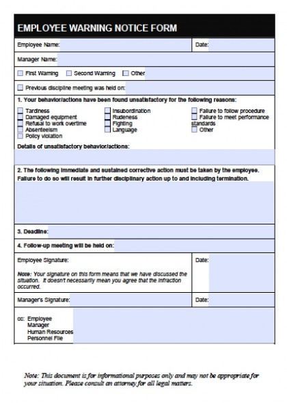 download-employee-write-up-forms-pdf-wikidownload