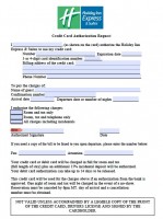 Download Holiday Inn Credit Card Authorization Form wikiDownload