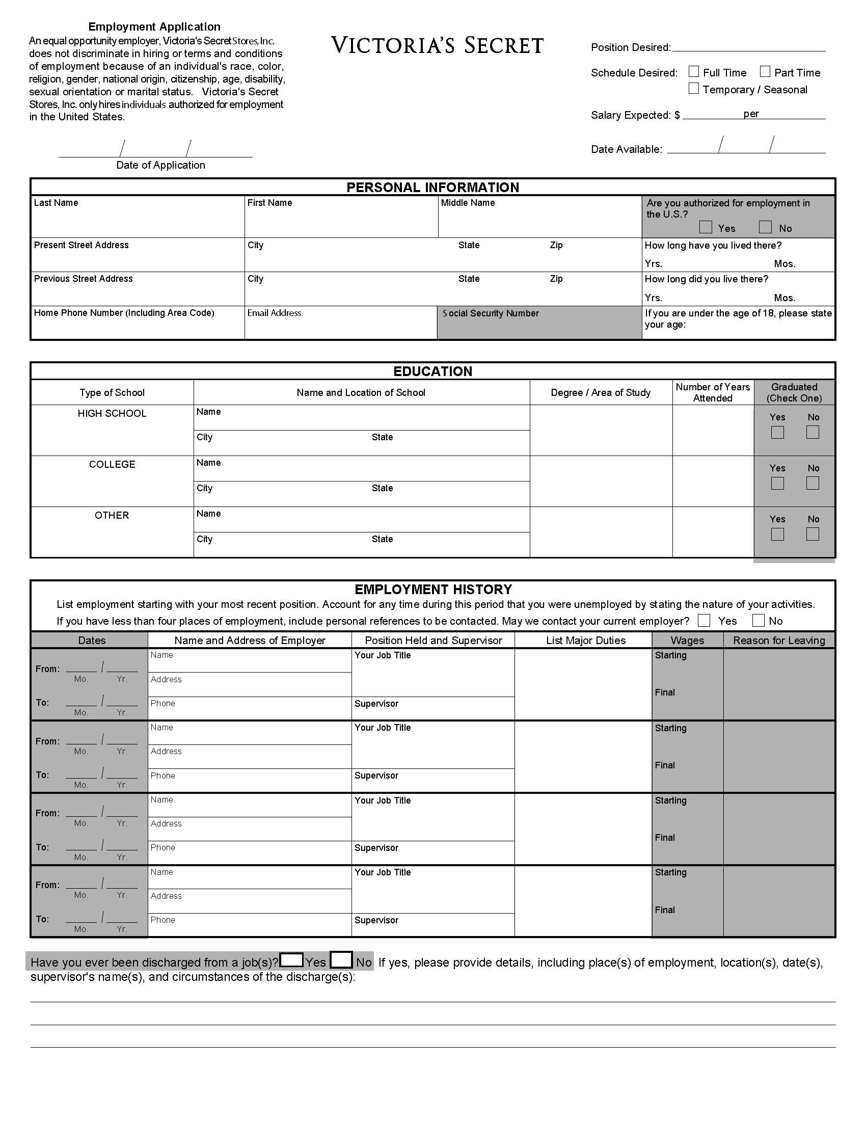 download-victoria-s-secret-job-application-form-fillable-pdf-wikidownload