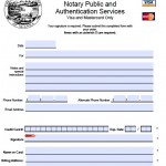 Notary Credit Card Payment Form
