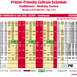 caltrain-weekday-schedule-southbound