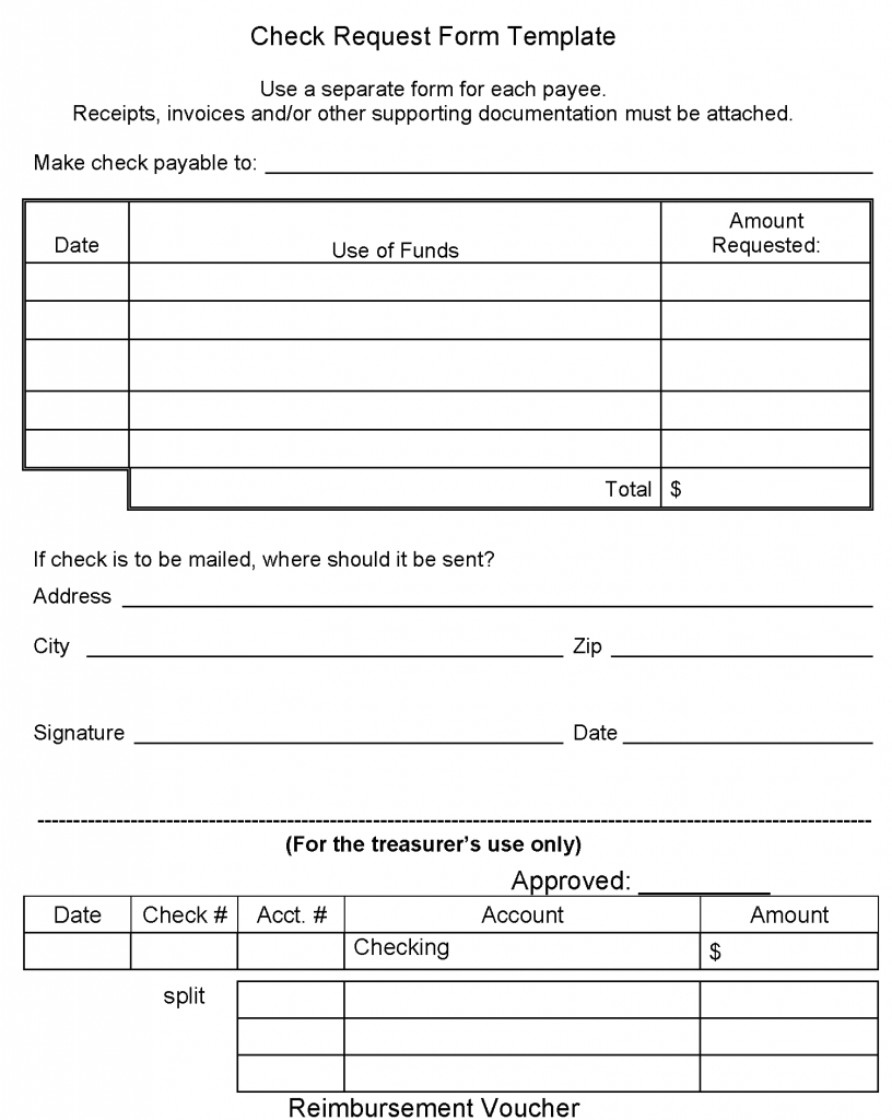 Download Fillable Check Request Form Template | PDF | RTF | Word ...