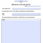 Doctor Medical Excuse