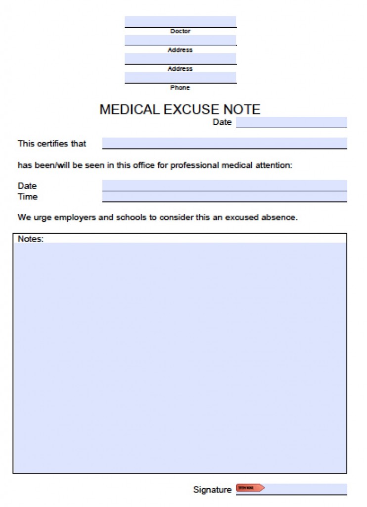 doctor-medical-excuse-note - wikiDownload wikiDownload