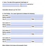 SubLease Agreement | PDF | Word