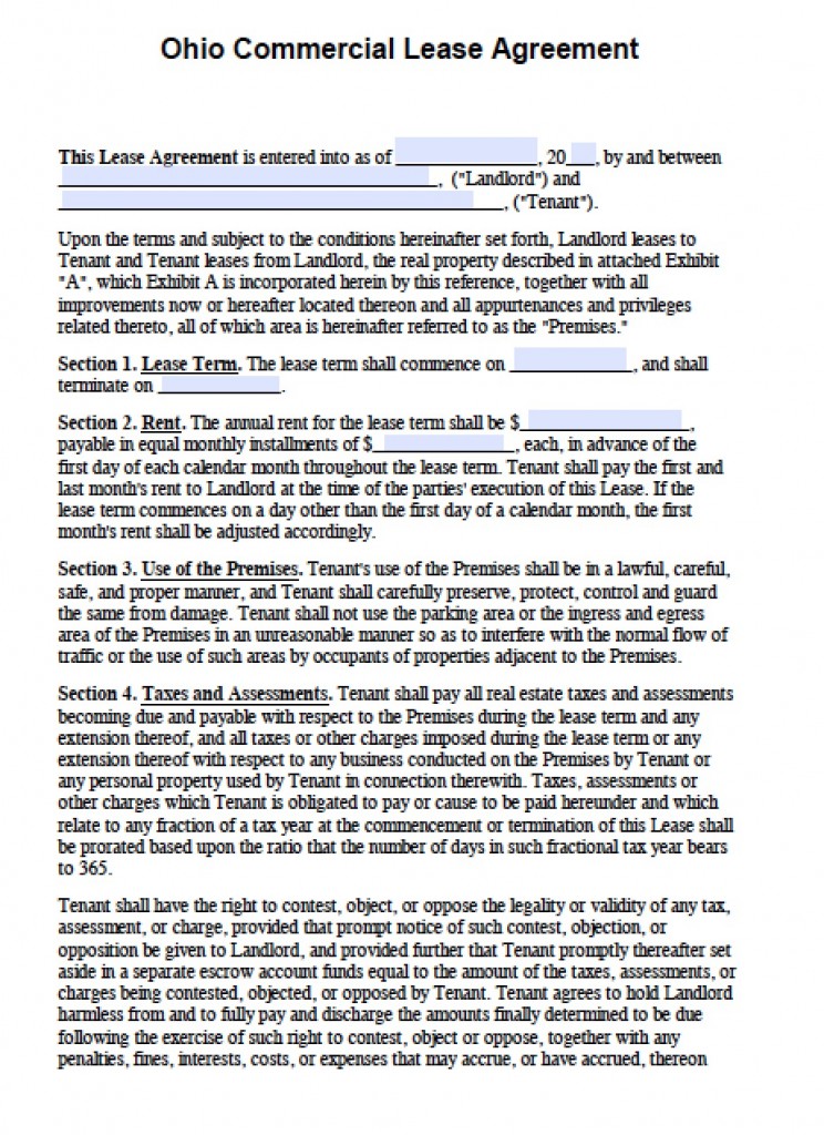 ohio-commercial-lease-agreement - wikiDownload wikiDownload