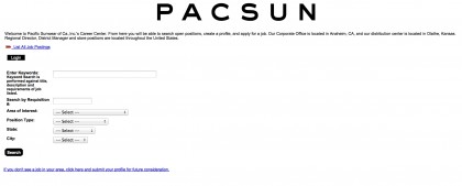 pacsun-online-job-postings-page