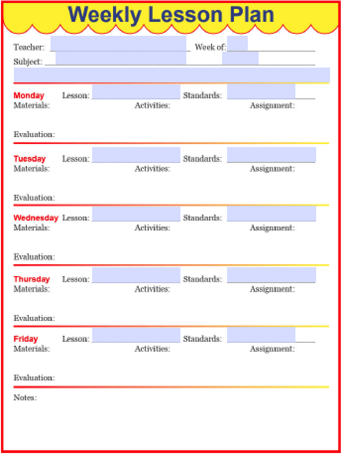 preschool-weekly-lesson-plan-template - wikiDownload wikiDownload