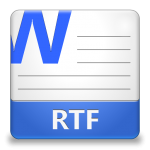 Rich Text Format (.rtf)
