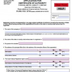 Certificate of Authority